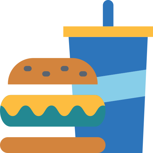 comida rápida Smalllikeart Flat icono