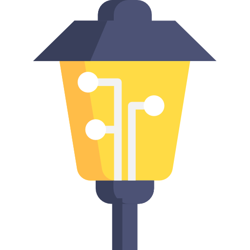 Lamppost Special Flat icon