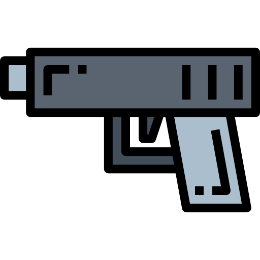 pistool Smalllikeart Lineal Color icoon