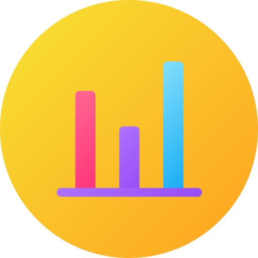 統計 Generic gradient fill icon