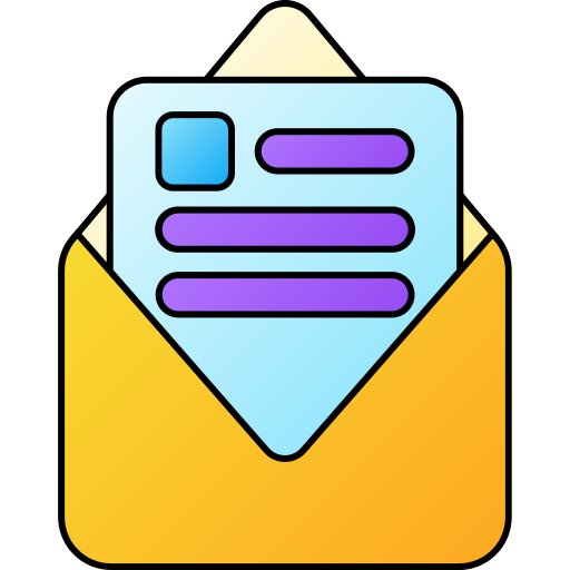 e-mail Generic gradient lineal-color Ícone