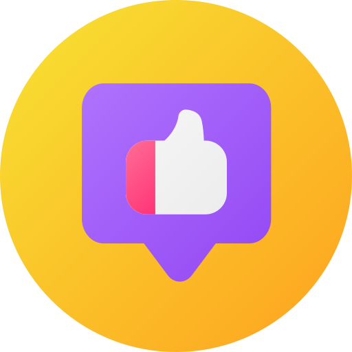 Thumbs up Generic gradient fill icon