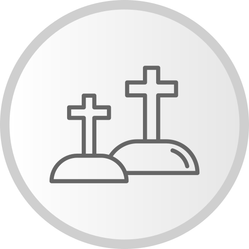 Cemetery Generic gradient fill icon