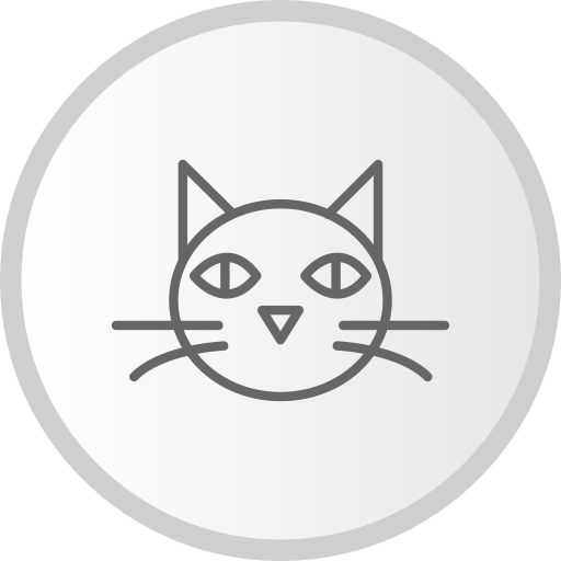 猫 Generic gradient fill icon