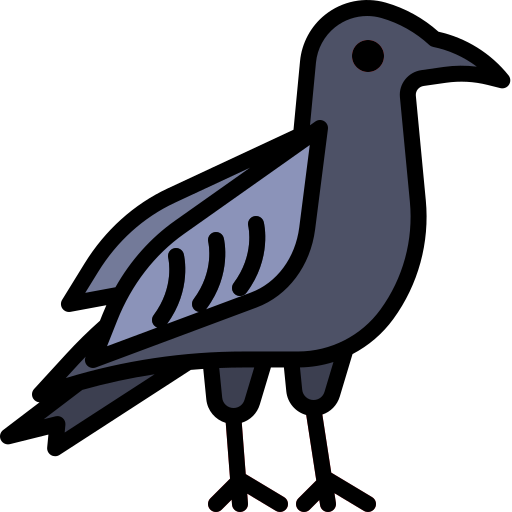 cuervo Generic color lineal-color icono