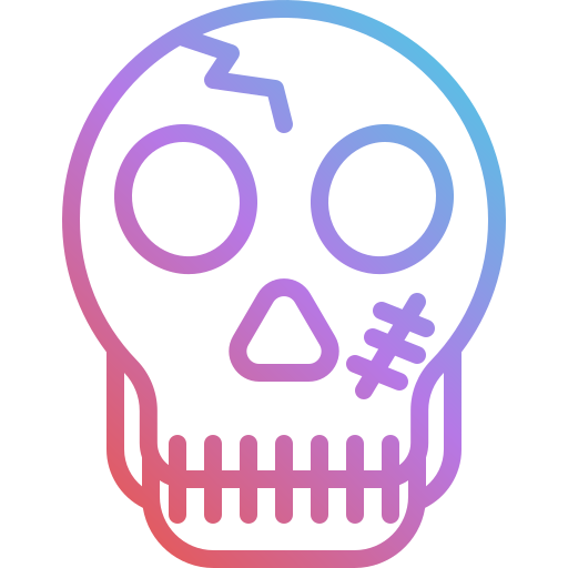 cráneo Generic gradient outline icono