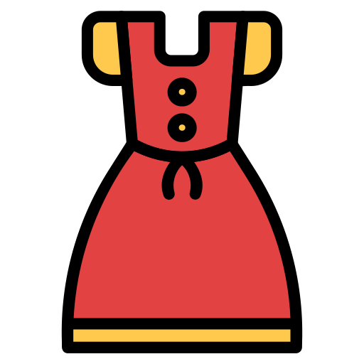 falda acampanada Generic color lineal-color icono