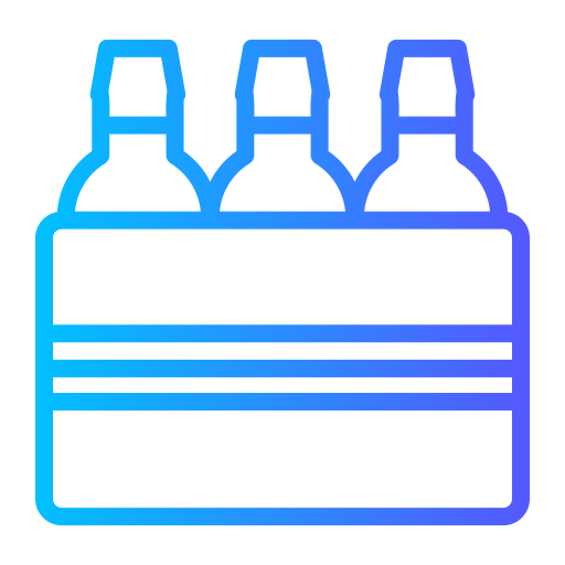 Beer box Generic gradient outline icon