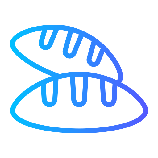 pão Generic gradient outline Ícone