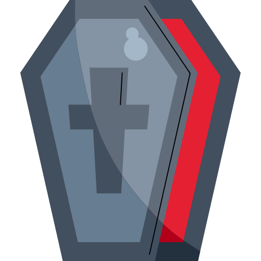 Coffin Generic color fill icon