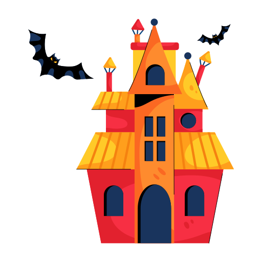 Haunted house Generic color lineal-color icon