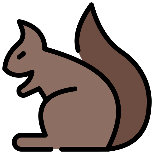 Squirrel Generic color lineal-color icon