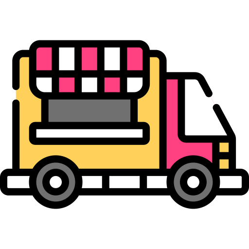 camión de comida Generic color lineal-color icono