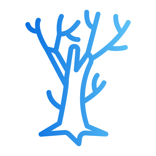 albero secco Generic gradient outline icona