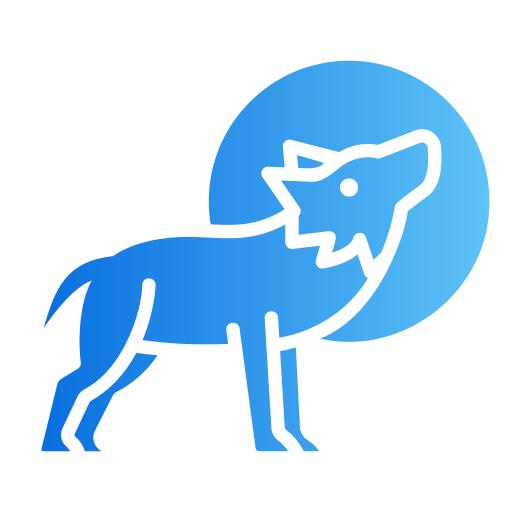 wolf Generic gradient fill icon