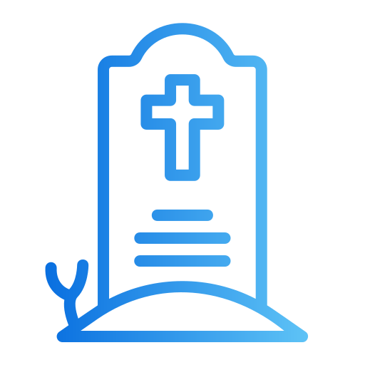 墓石 Generic gradient outline icon