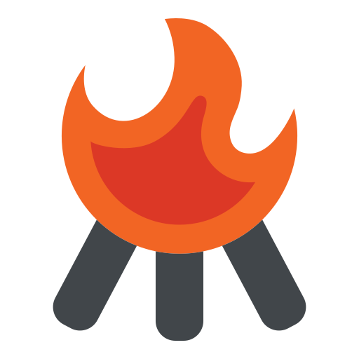 Bonfire Generic color fill icon