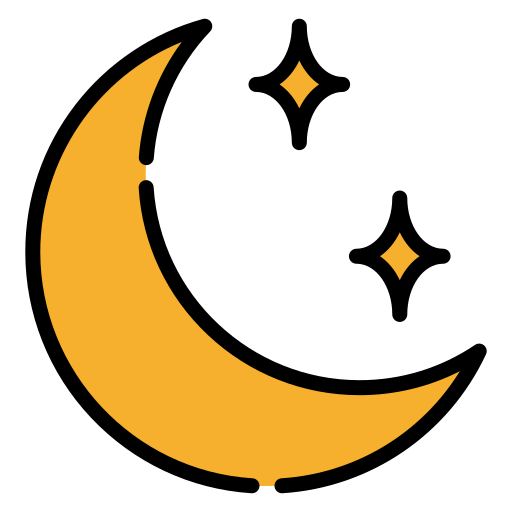 media luna Generic color lineal-color icono