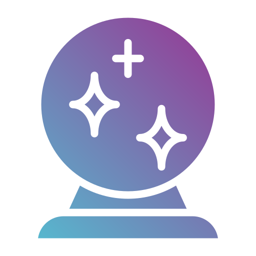 Crystal ball Generic gradient fill icon