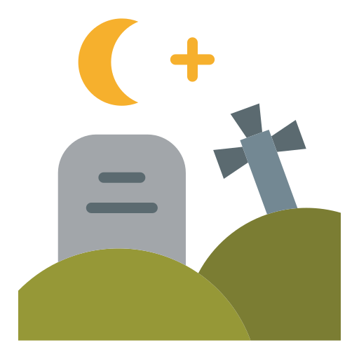 cementerio Generic color fill icono