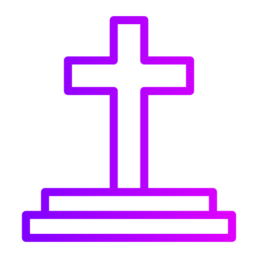 십자가 Generic gradient outline icon