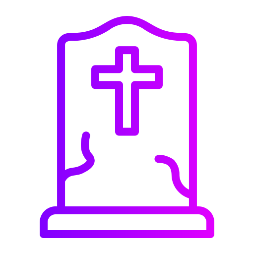 Grave Generic gradient outline icon