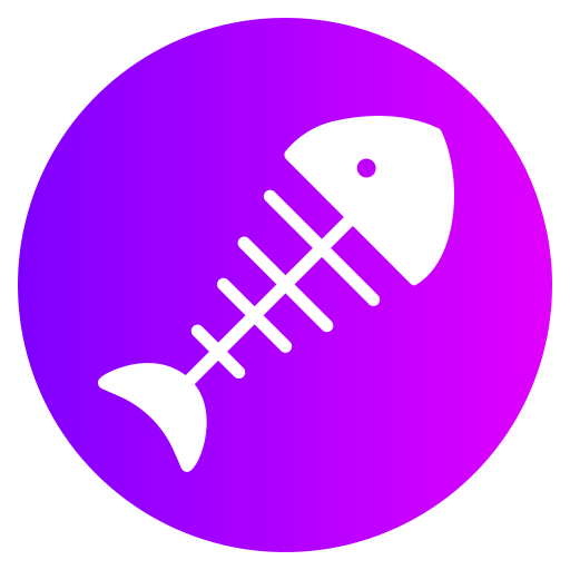 lisca di pesce Generic gradient fill icona