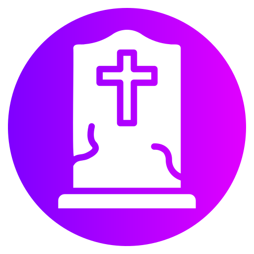 Grave Generic gradient fill icon