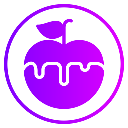 manzana envenenada Generic gradient fill icono