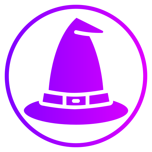 sombrero de bruja Generic gradient fill icono