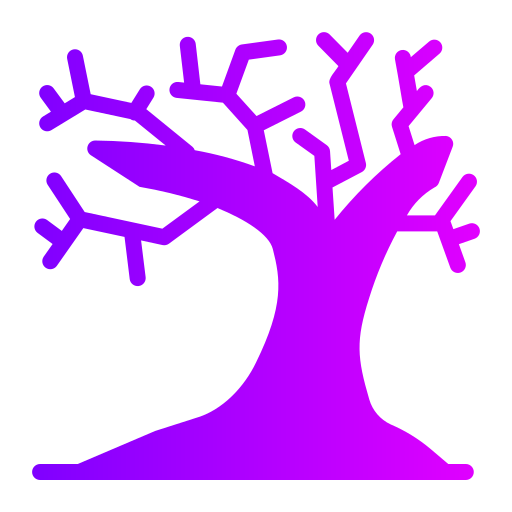 arbre mort Generic gradient fill Icône