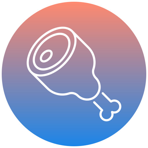 Meat Generic gradient fill icon