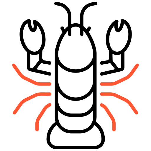 langosta Generic color outline icono
