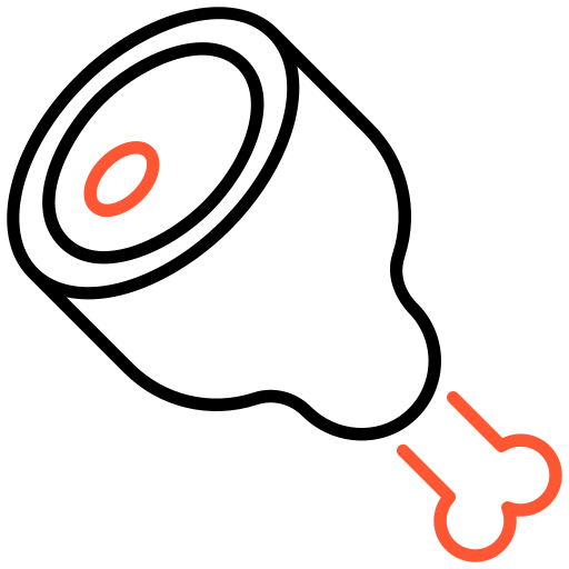 肉 Generic color outline icon