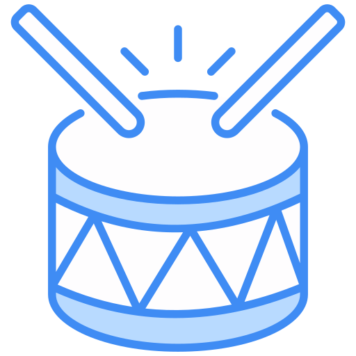 ドラム Generic color lineal-color icon