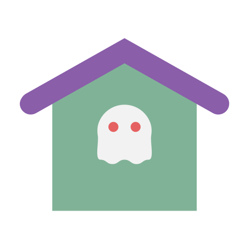 유령의 집 Generic color fill icon