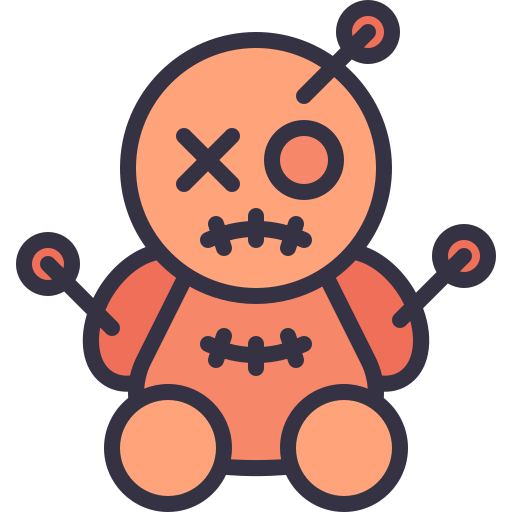 Voodoo doll Generic color lineal-color icon
