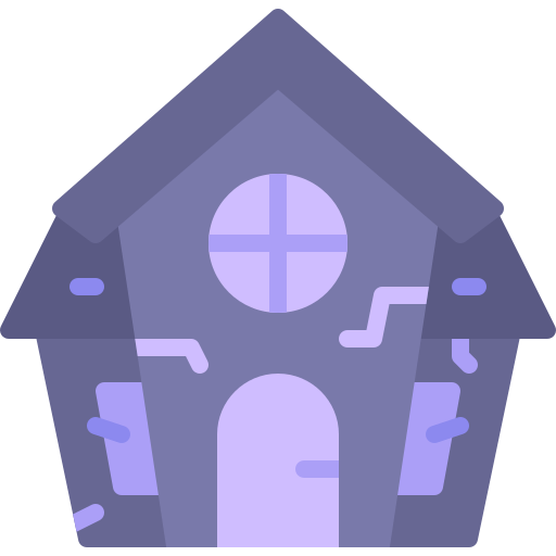 dom zamkowy Generic color fill ikona