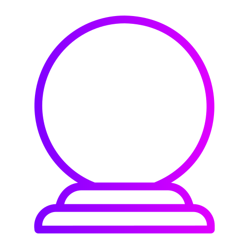 水晶球 Generic gradient outline icon
