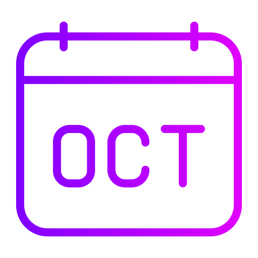 ottobre Generic gradient outline icona