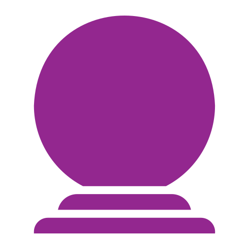 kryształowa kula Generic color fill ikona