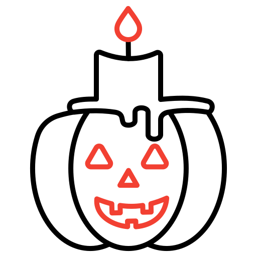 vela de halloween Generic color outline icono
