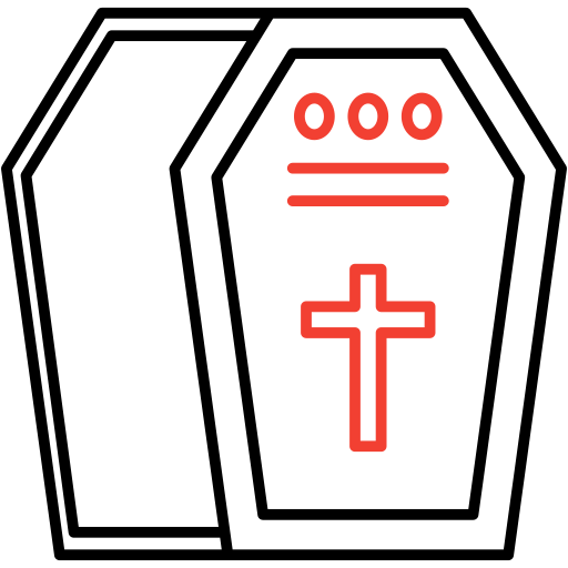 trumna Generic color outline ikona