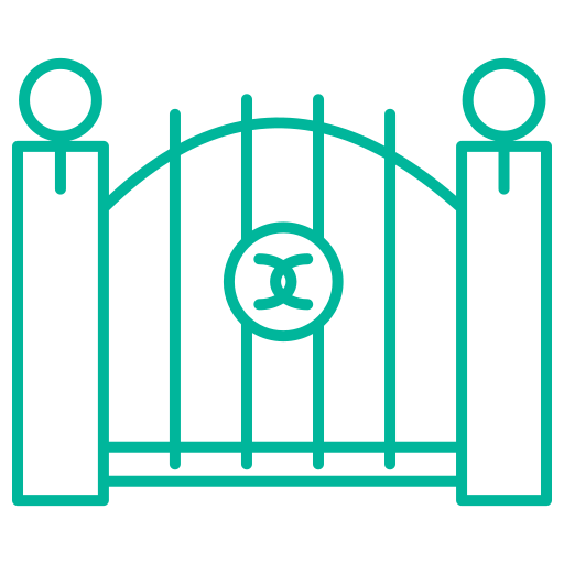 Ворота Generic color outline иконка