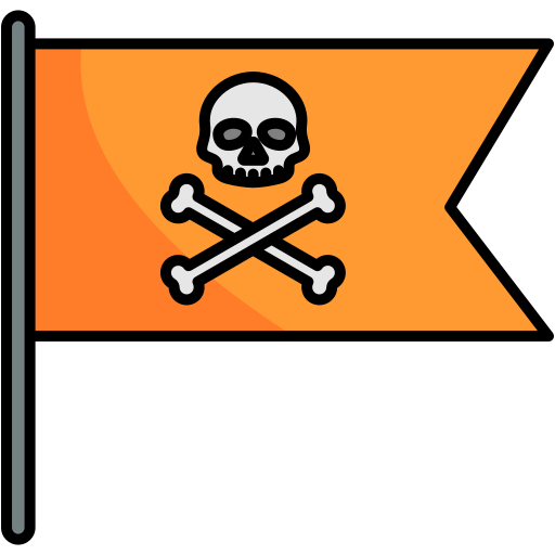 pirata Generic color lineal-color icono