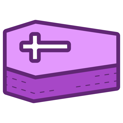 棺の十字架 Generic color lineal-color icon