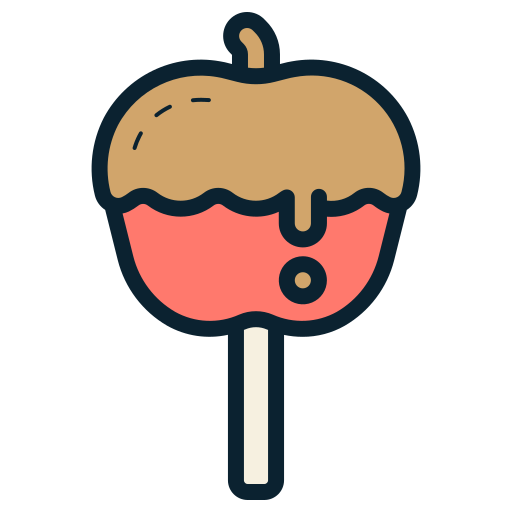 manzana de caramelo Generic color lineal-color icono