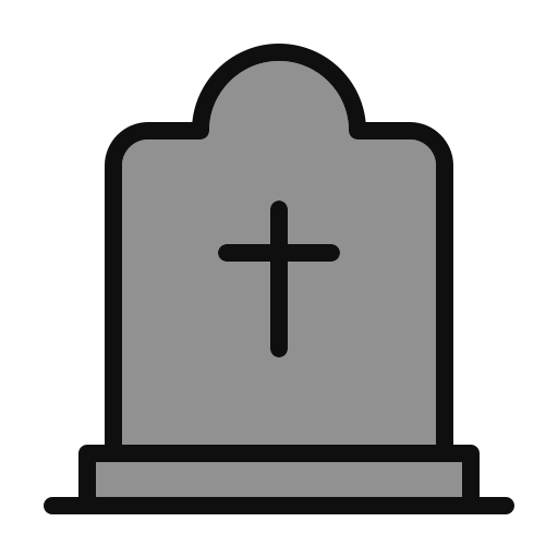 lápida sepulcral Generic color lineal-color icono
