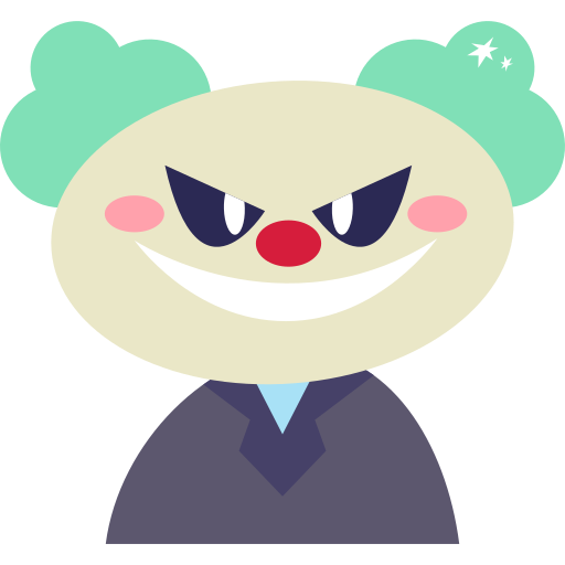 clown Generic color fill icoon