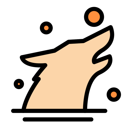 늑대 Generic color lineal-color icon